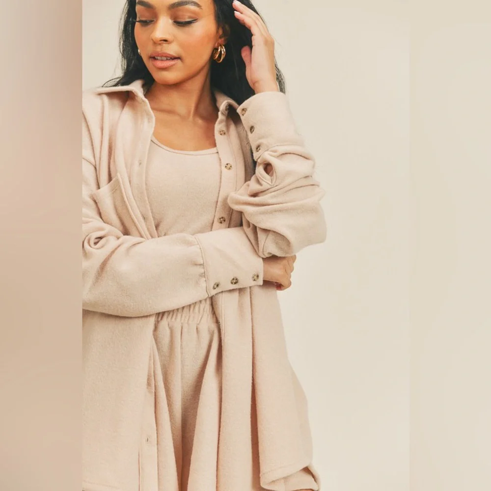 Good vibes only 3 piece set in honey cream - Picture 8 of 11